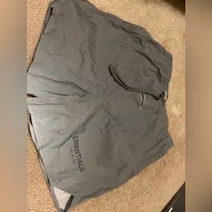 Essentials fear of god volley shorts XXS - reflective dark grey